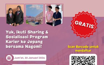 Sharing & Sosialisasi Program Karier ke Jepang bersama PT. Nagomi Kaigo