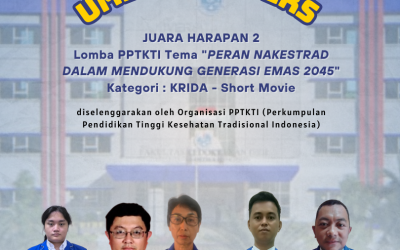 Spotlight on UMEDS Winners! Mahasiswa Sarjana Terapan Pengobatan Tradisional Tiongkok Raih Juara Harapan 2 Lomba PPTKTI Kategori : KRIDA – Short Movie
