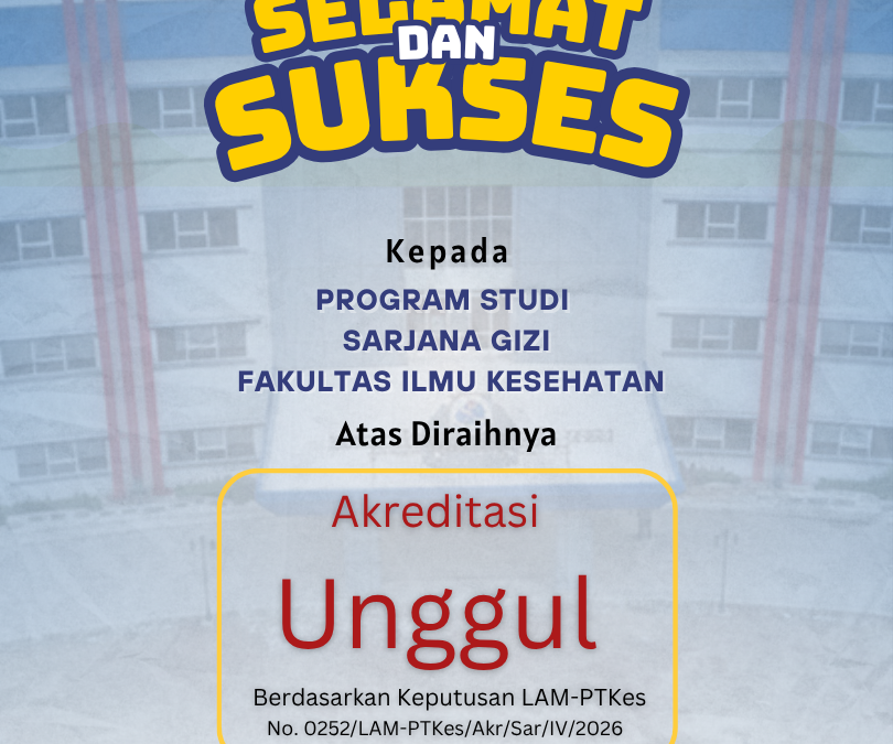 Program Studi Sarjana Gizi Universitas Medika Suherman Raih Akreditasi Unggul