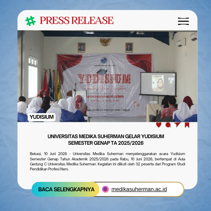 Universitas Medika Suherman Gelar Yudisium Semester Genap TA 2025/2026