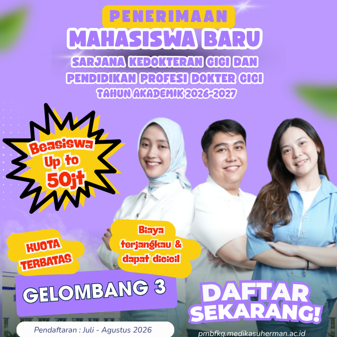 OPEN ADMISSION FKG UMEDS (Universitas Medika Suherman) TA 2026/2027