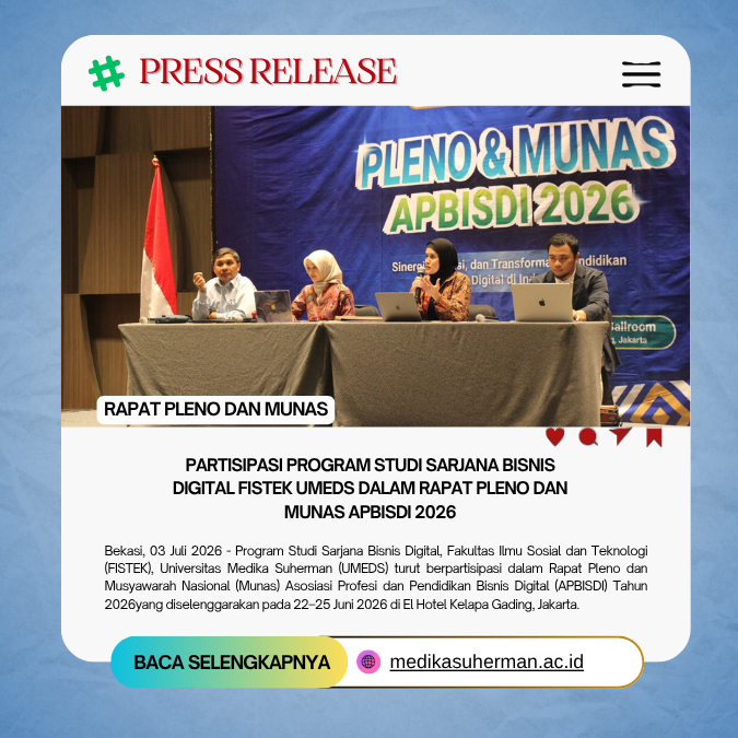 Partisipasi Program Studi Sarjana Bisnis Digital FISTEK UMEDS dalam Rapat Pleno dan Munas APBISDI 2026