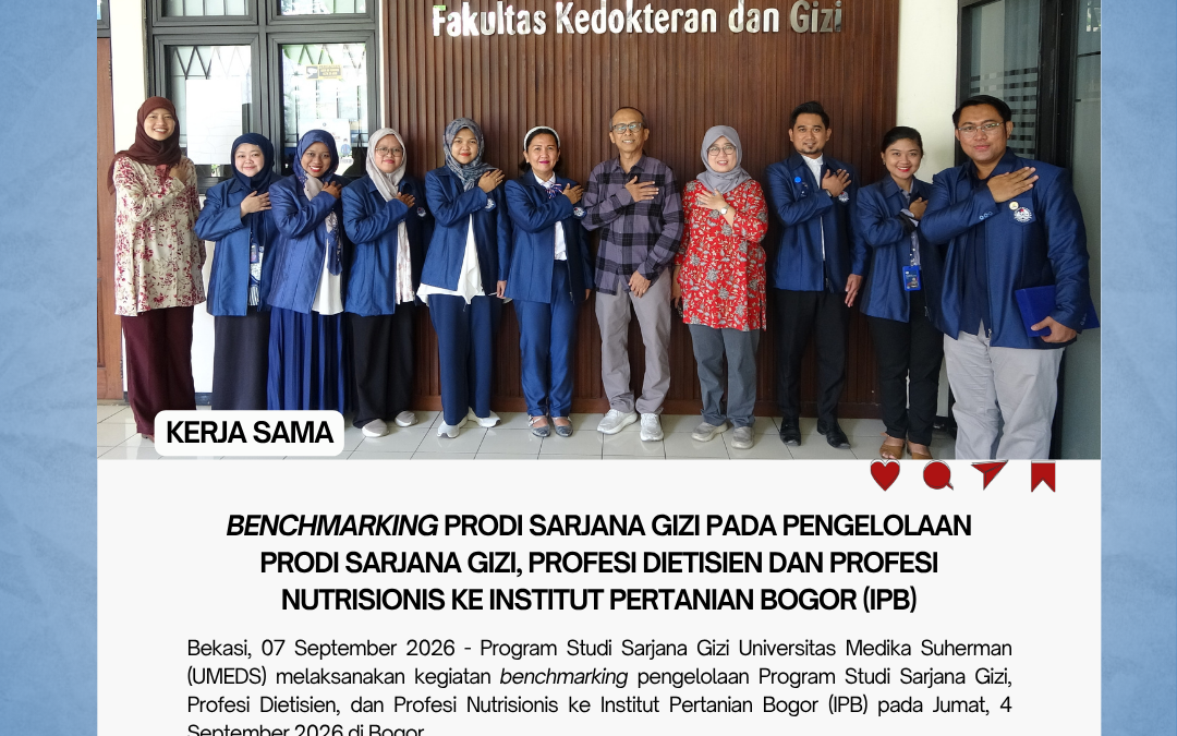 Benchmarking Prodi Sarjana Gizi pada Pengelolaan Prodi Sarjana Gizi, Profesi Dietisien, dan Profesi Nutrisionis ke institut Pertanian Bogor (IPB)