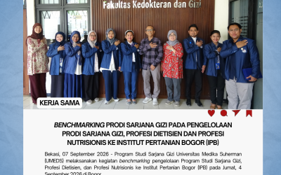 Benchmarking Prodi Sarjana Gizi pada Pengelolaan Prodi Sarjana Gizi, Profesi Dietisien, dan Profesi Nutrisionis ke institut Pertanian Bogor (IPB)